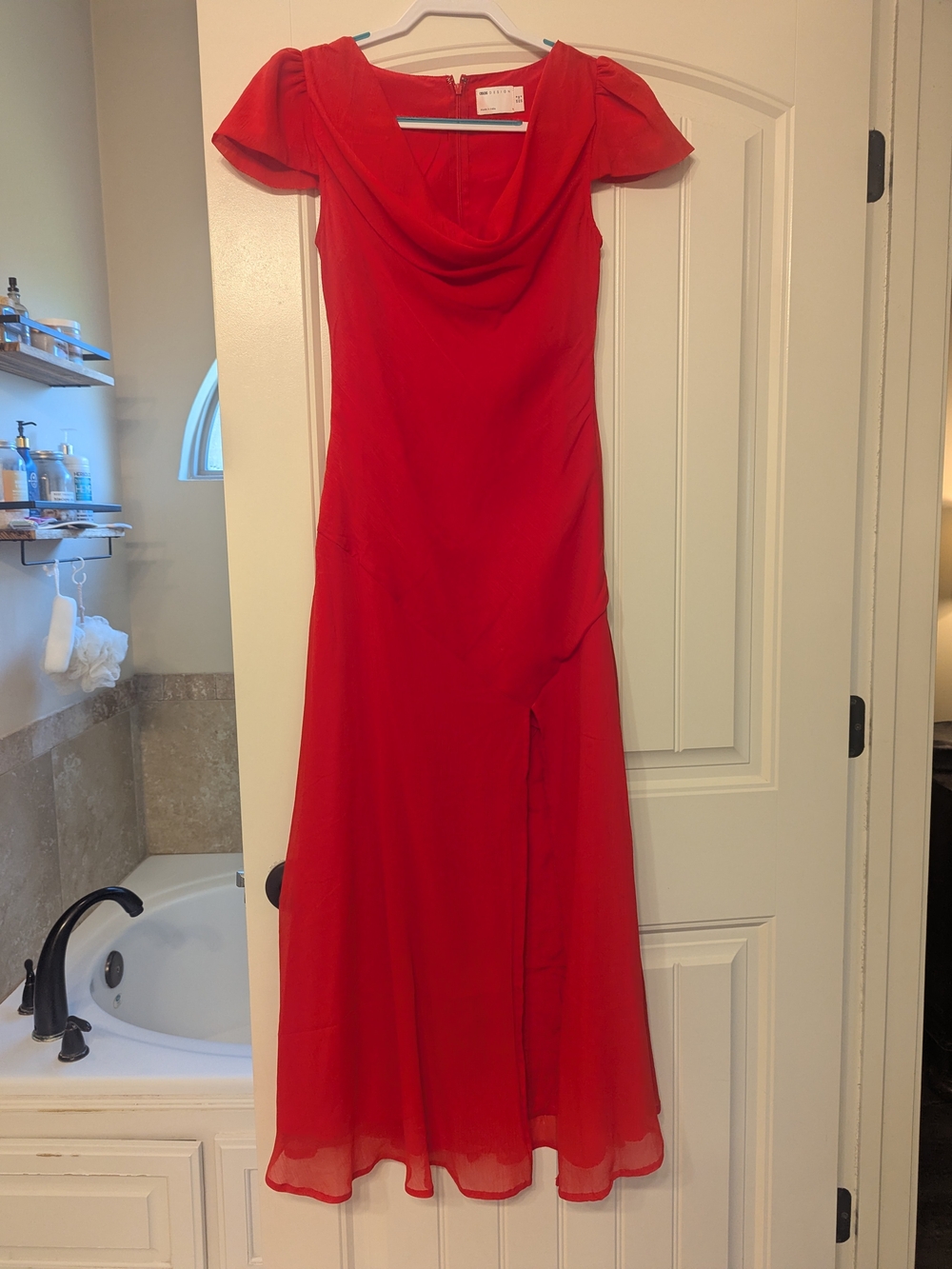 ASOS Red Midi Dress